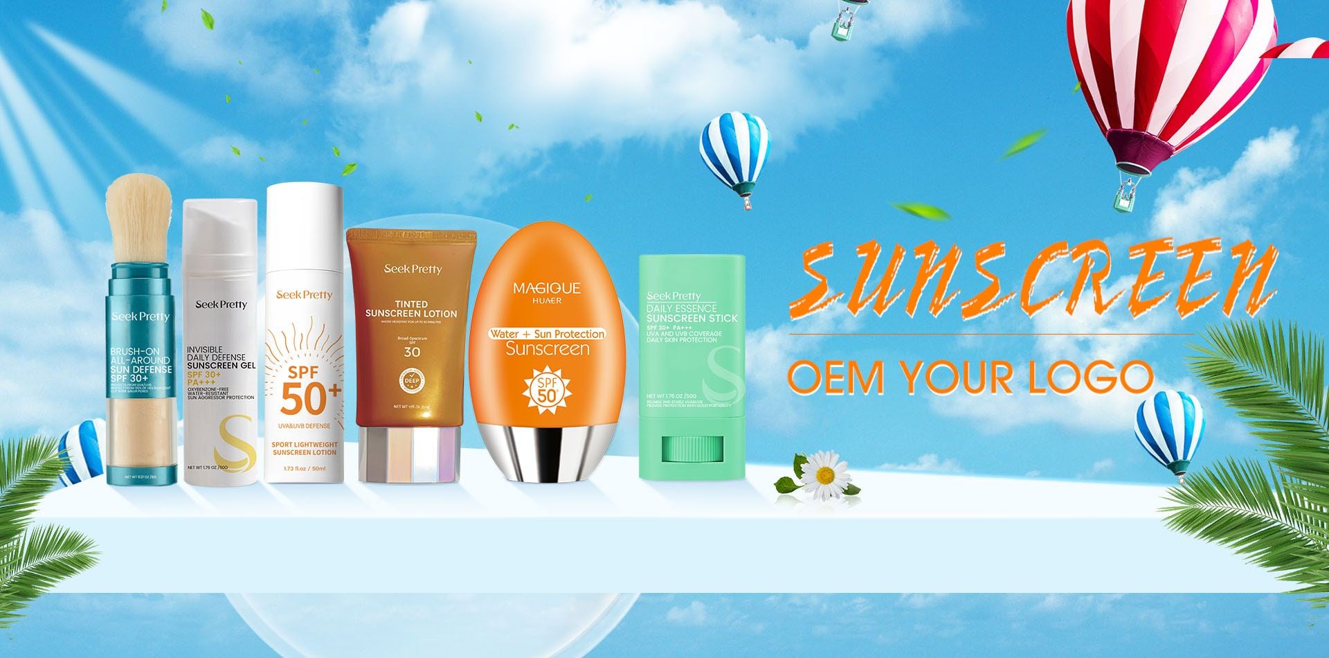 Magique Huaer Skincare Suncream Manufacturer