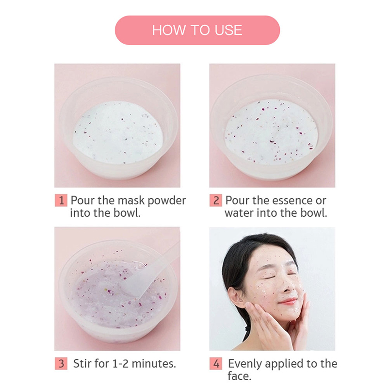 Fruit Whitening Deep Cleaning Facial Mask Jelly Mask Powder