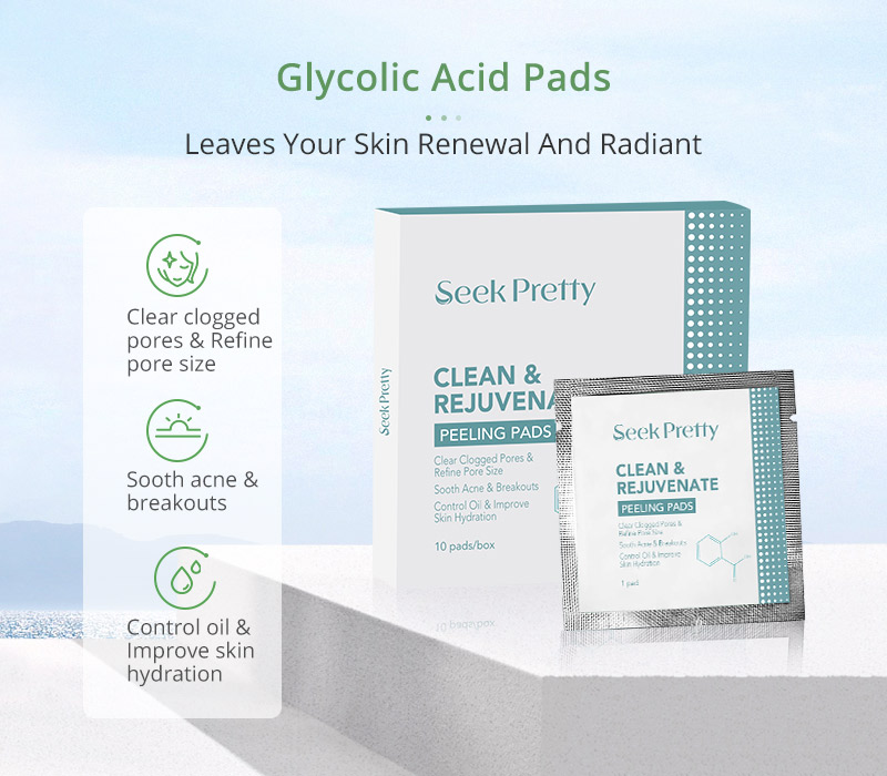 Mini Size Travel Kits Glycolic Acid Peel Pads