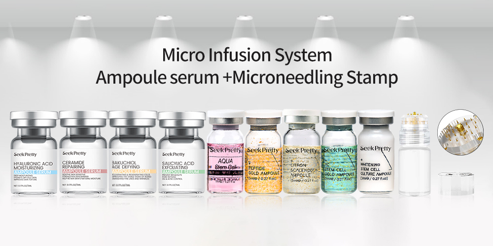 Salicylic Acid Acne Treatment Micro-needle Ampoule Serum Set