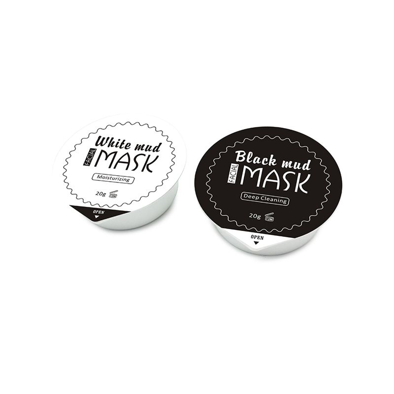 Custom Black & White Mud Jelly Mask