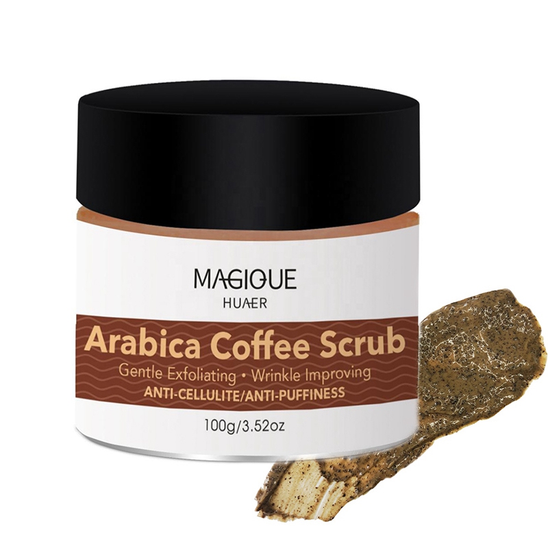 Natural Arabica Coffee Face Scrub With Organic Coffee