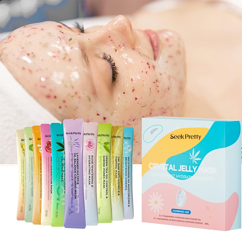 Moisturizing Hydrogel Facial Mask with Hyaluronic Acid